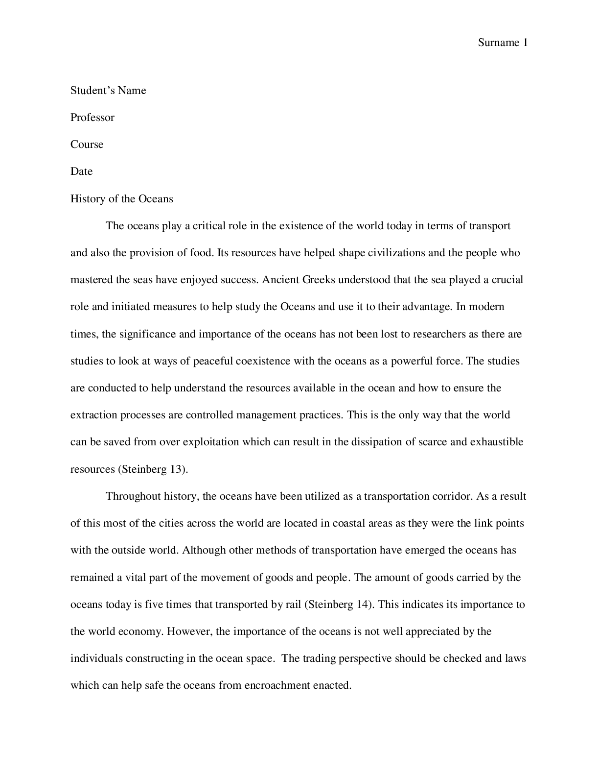 Preview image for History of the Oceans